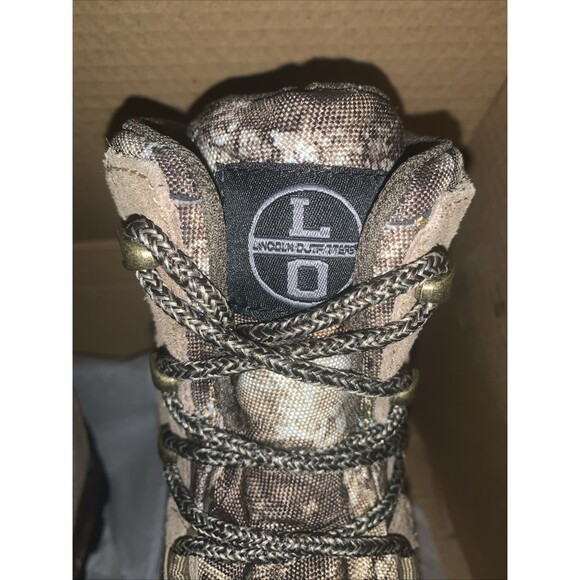 Lincoln Outfitter Mens Size 9 Wide Boots Grizzly Leather Camo Nylon Real‎ tree main image 9